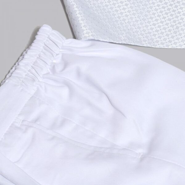 Pantolon ve Yelek Takımı - Hose und Weste Set - weiß silber Pantolon ve Yelek Takımı
