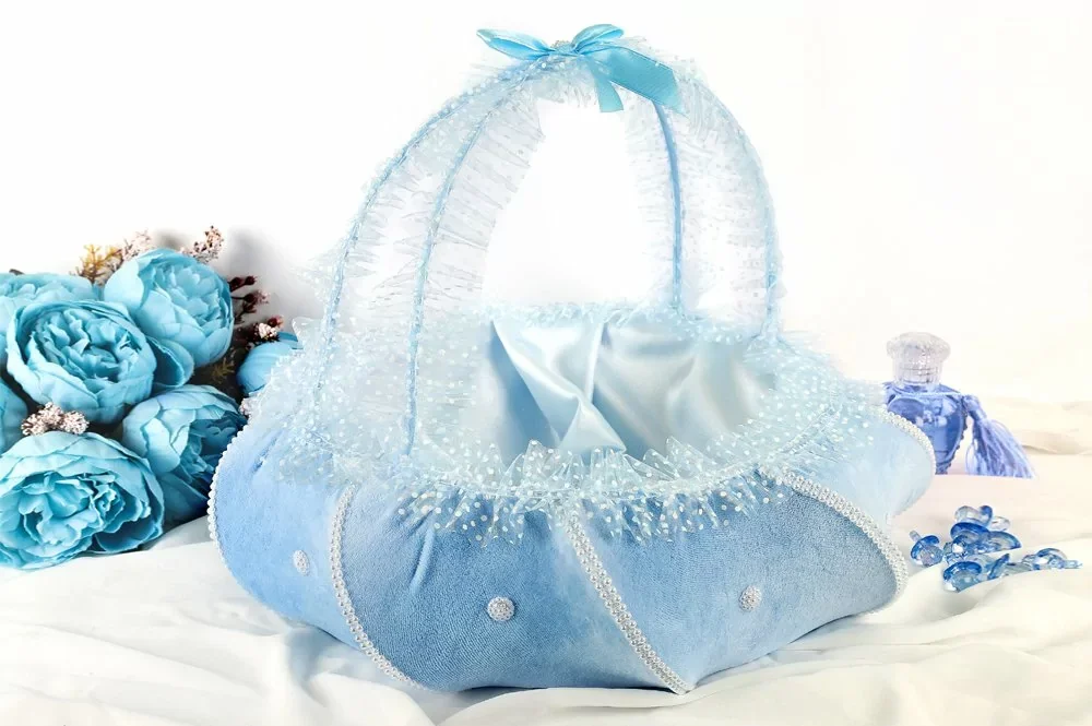 Bebek Sepeti - Babykorb – Tel blau Bebek Sepeti