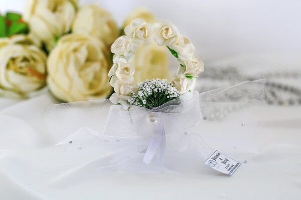 Hochzeitsgeschenke - Halka Cicekli - weiß
