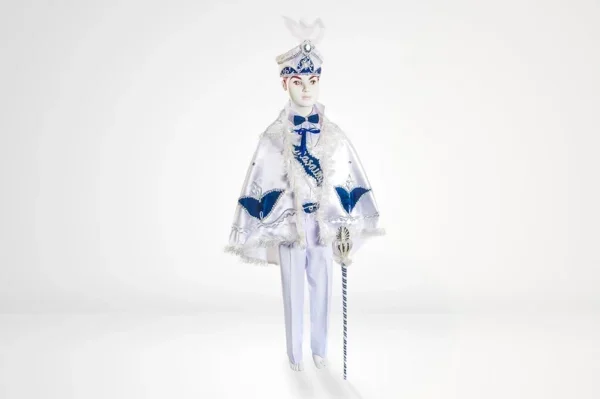 Sünnet Kıyafeti – Beschneidungskleidung – Prens – weiß blau – komplett Set