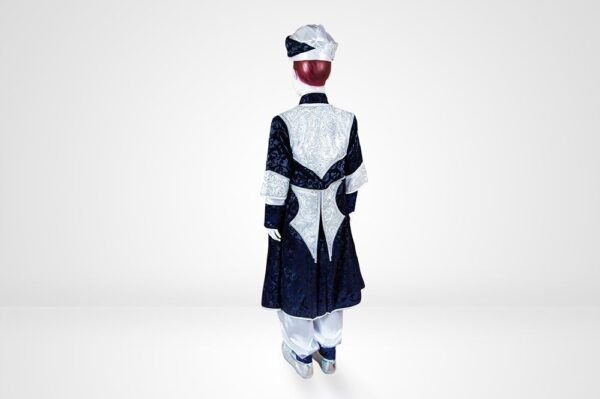 Sünnet Kıyafeti - Beschneidungskleidung - Paşa - dunkelblau weiß - komplett Set Sünnet Kıyafeti